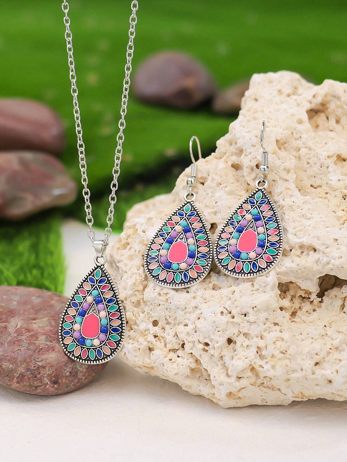 MULTICOLOR BOHEMIAN 3 PCS SET