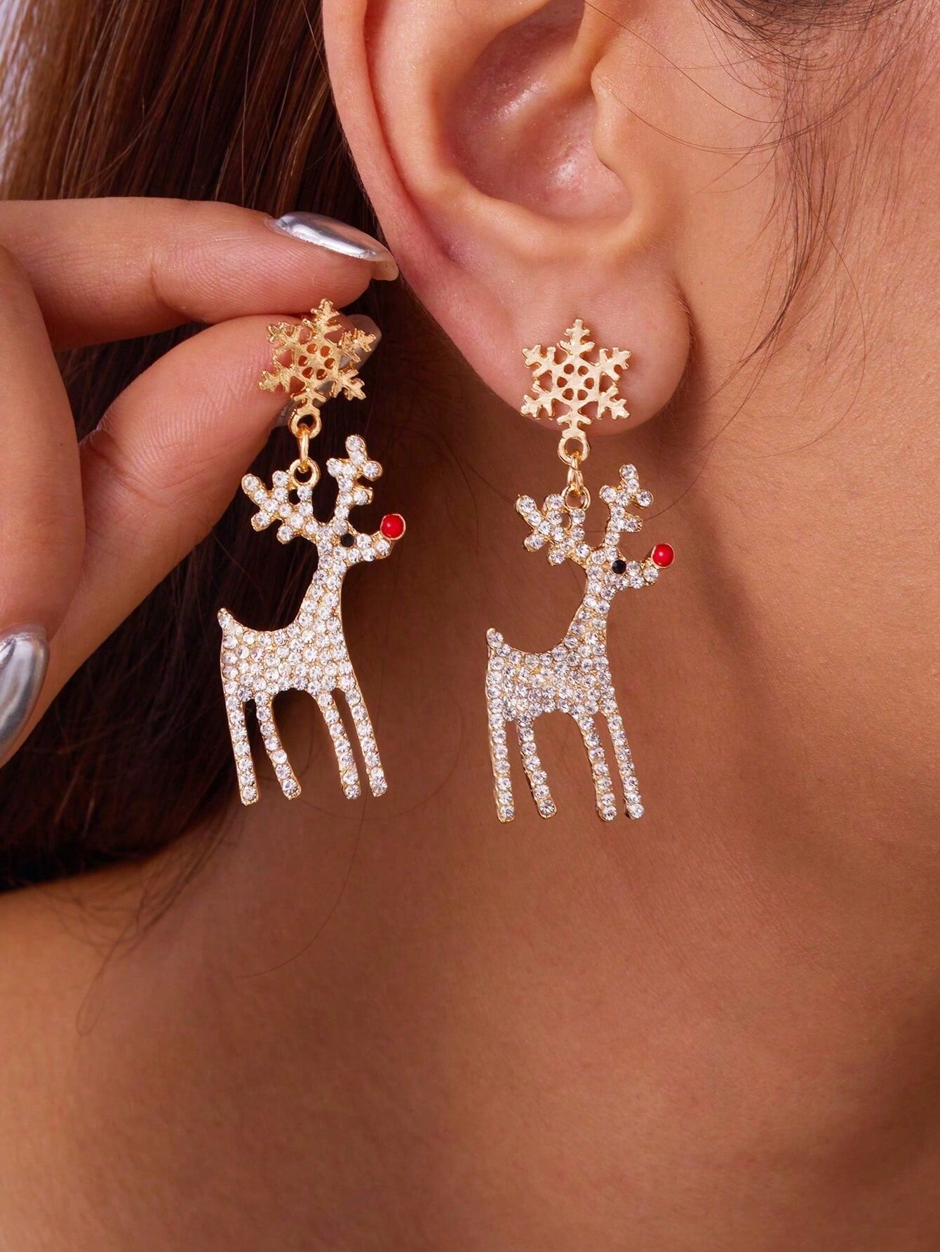 Rudolph dangle earrings