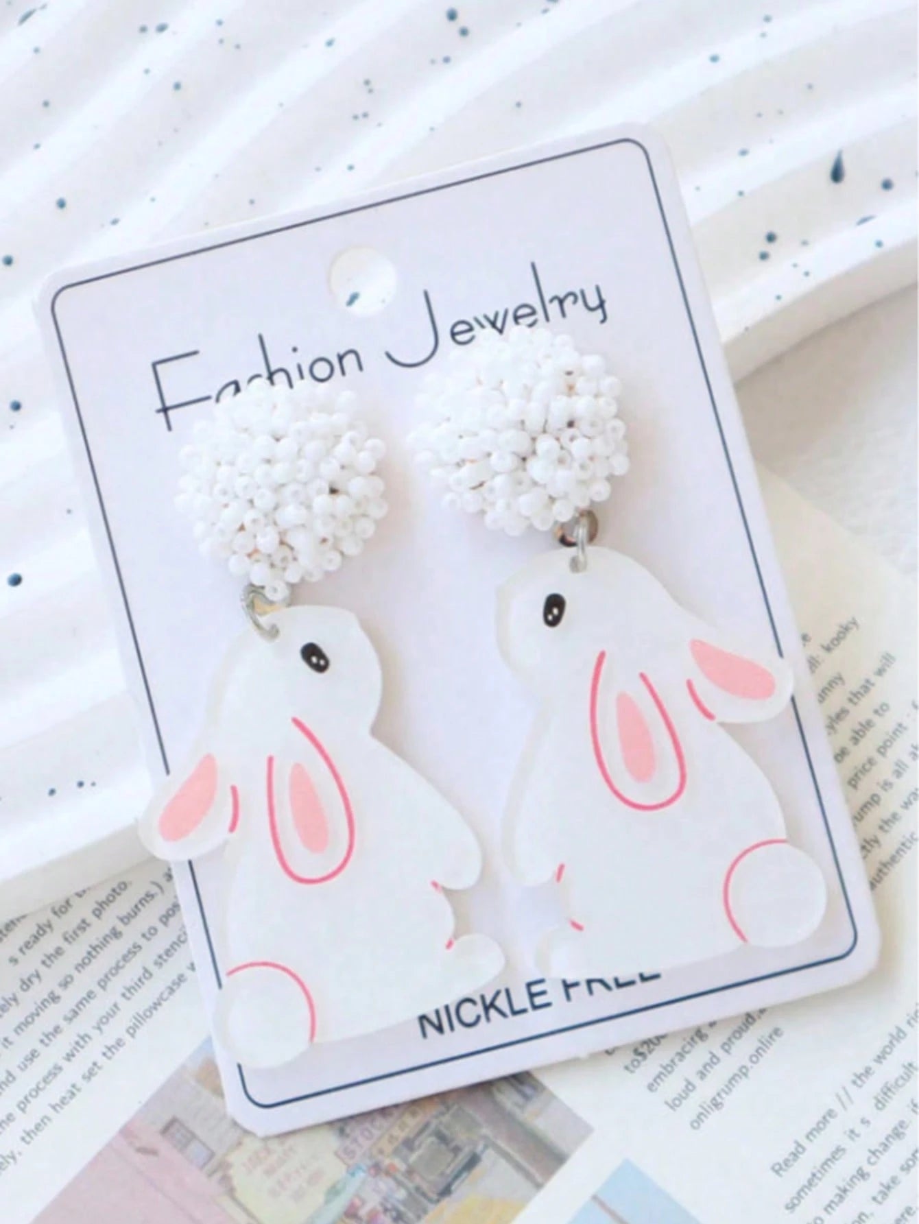 Dangle Bunny Earrings