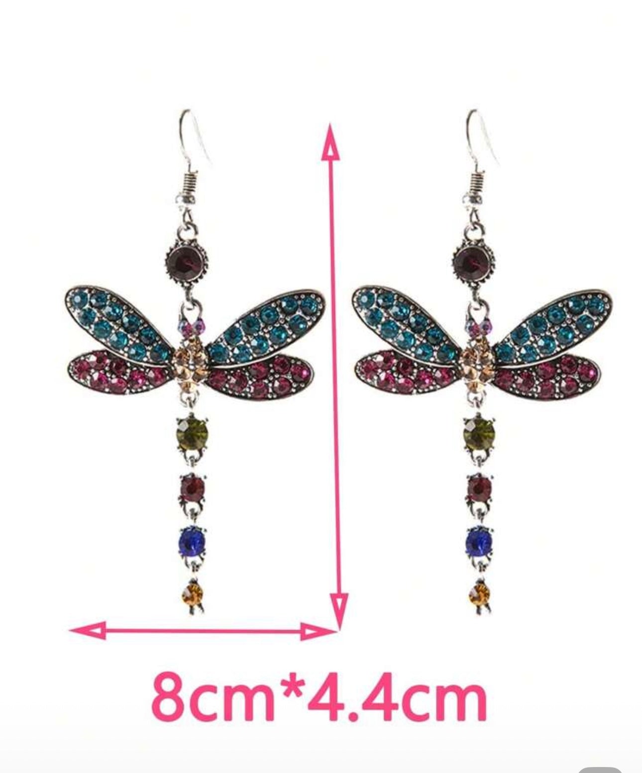 DRAGONFLY DANGLE EARRINGS
