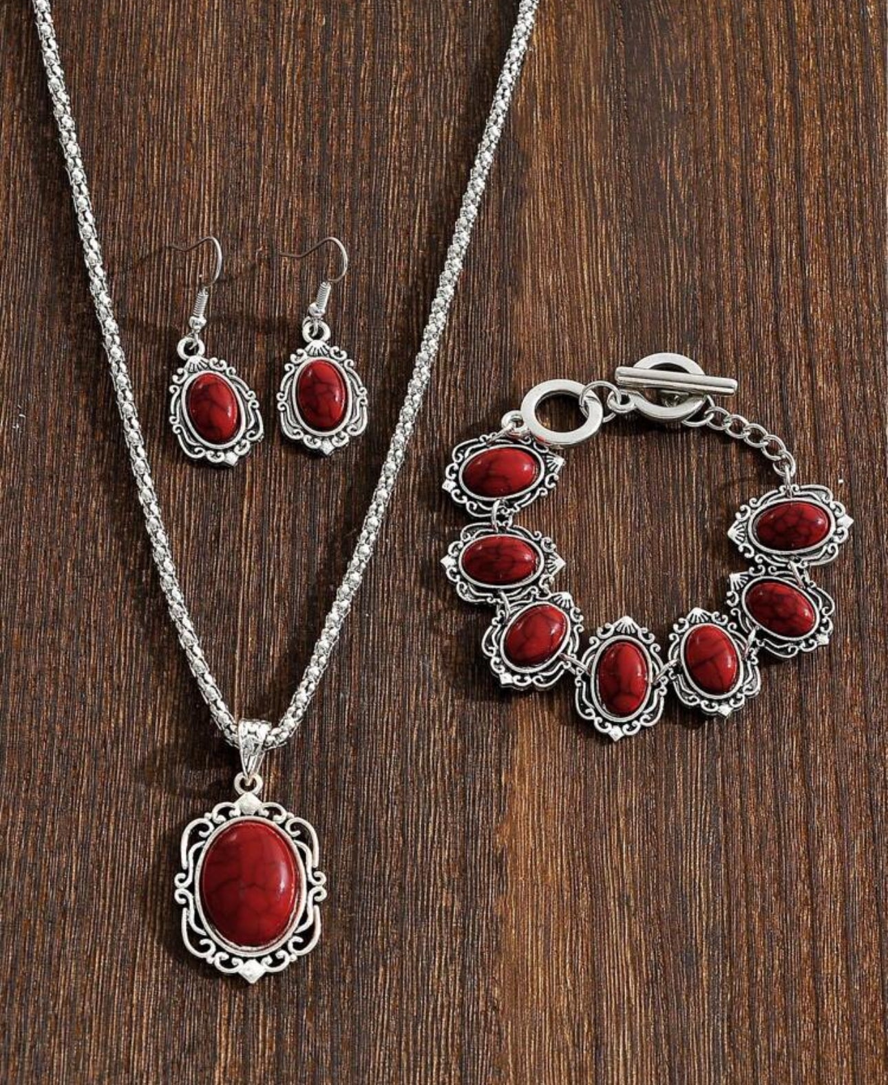 RED 3 PC SET