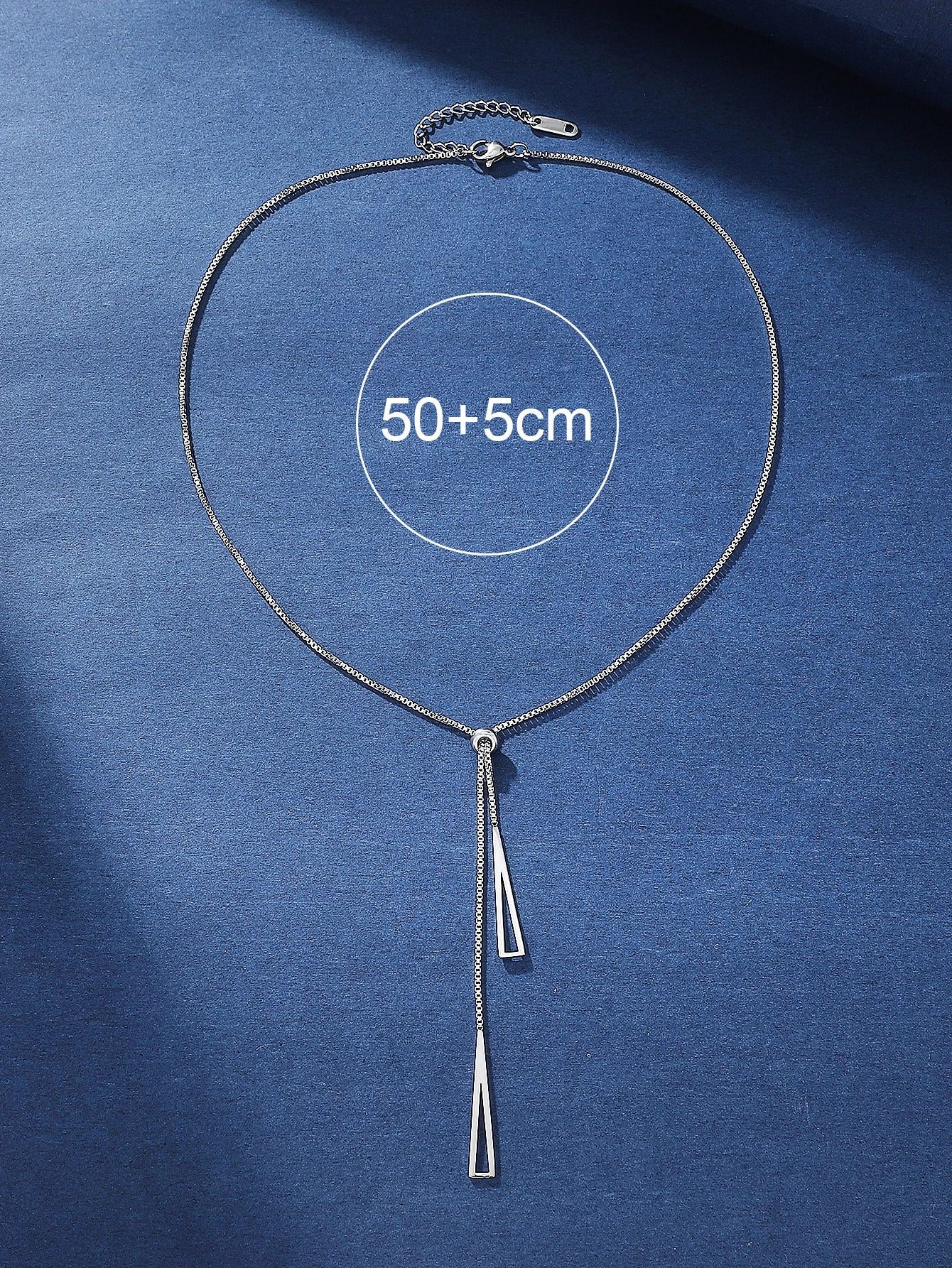 STAINLESS STEEL Y LARIAT NECKLACE