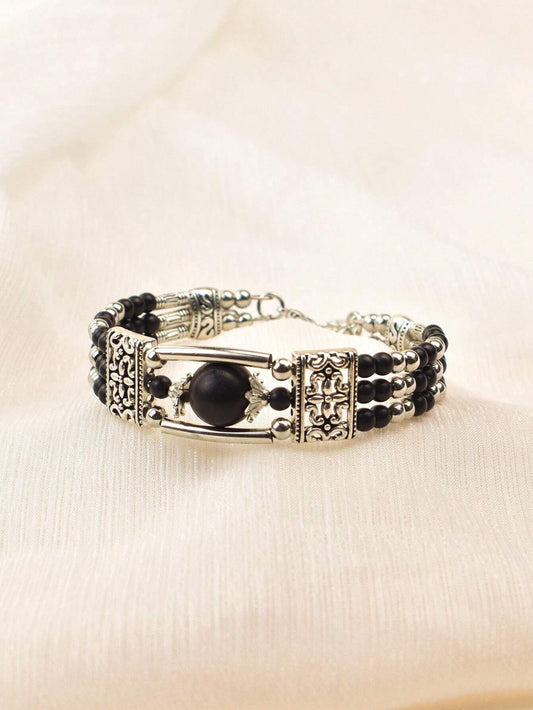BLACK BOHEMIAN BRACELET
