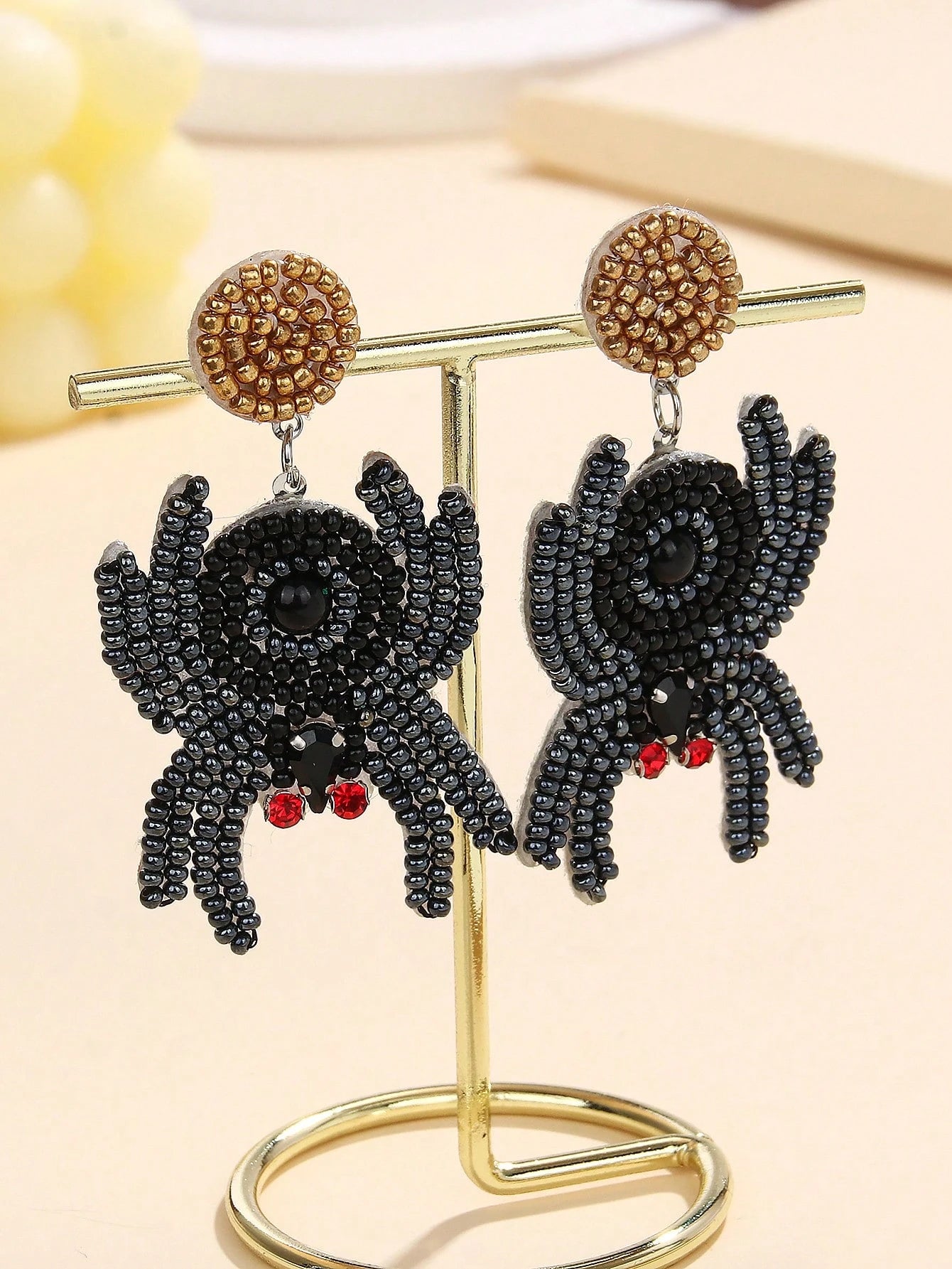 SPIDER DANGLE EARRINGS
