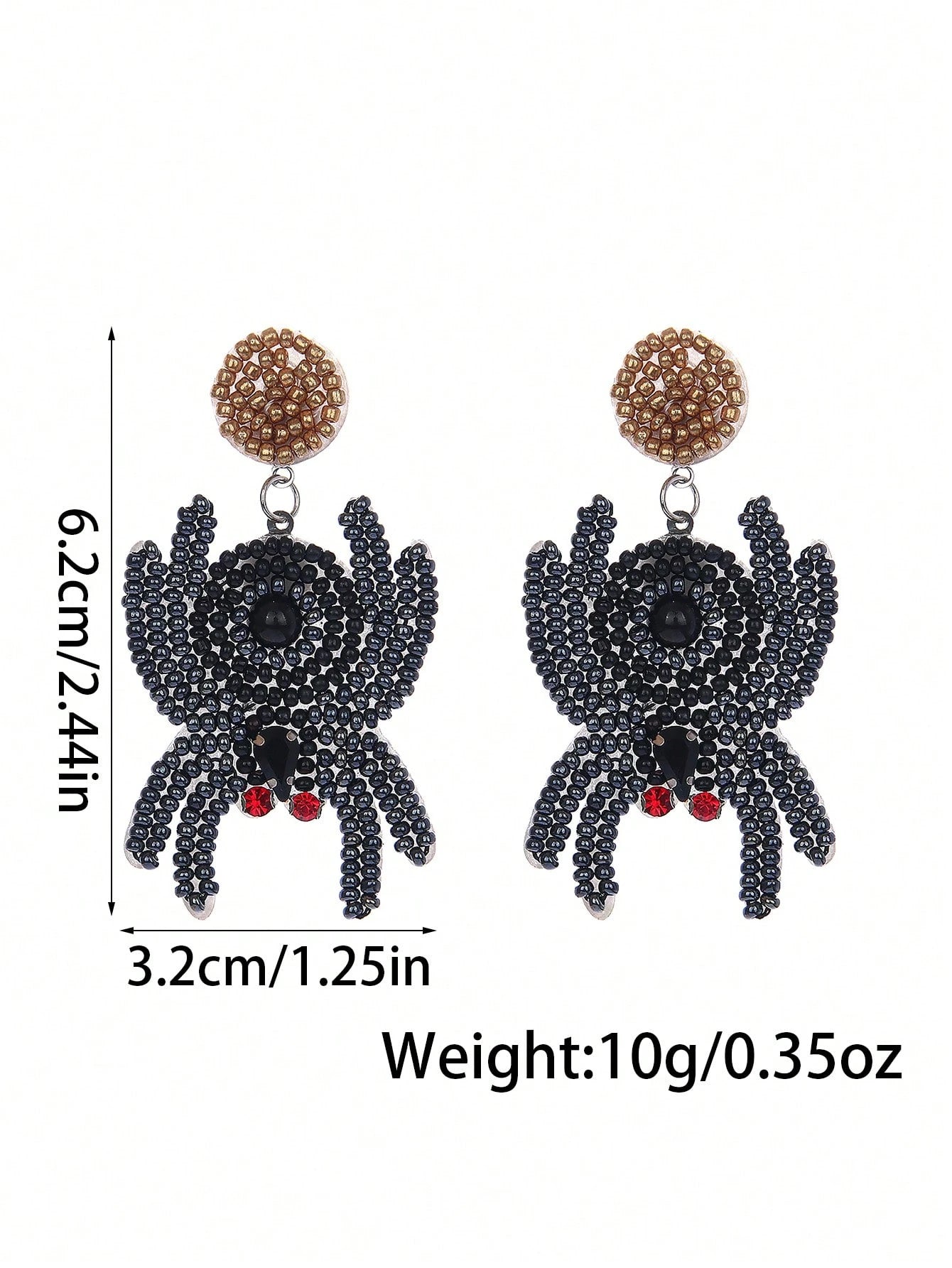 SPIDER DANGLE EARRINGS