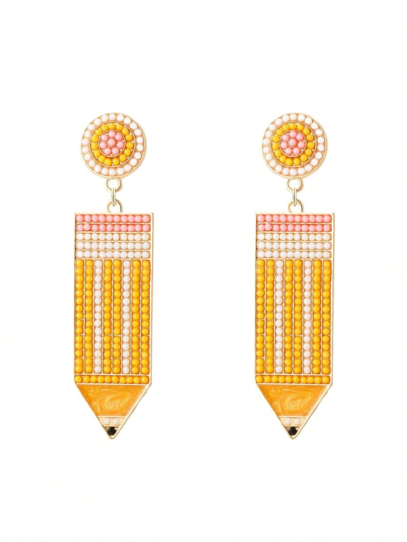 PENCIL DANGLE EARRINGS