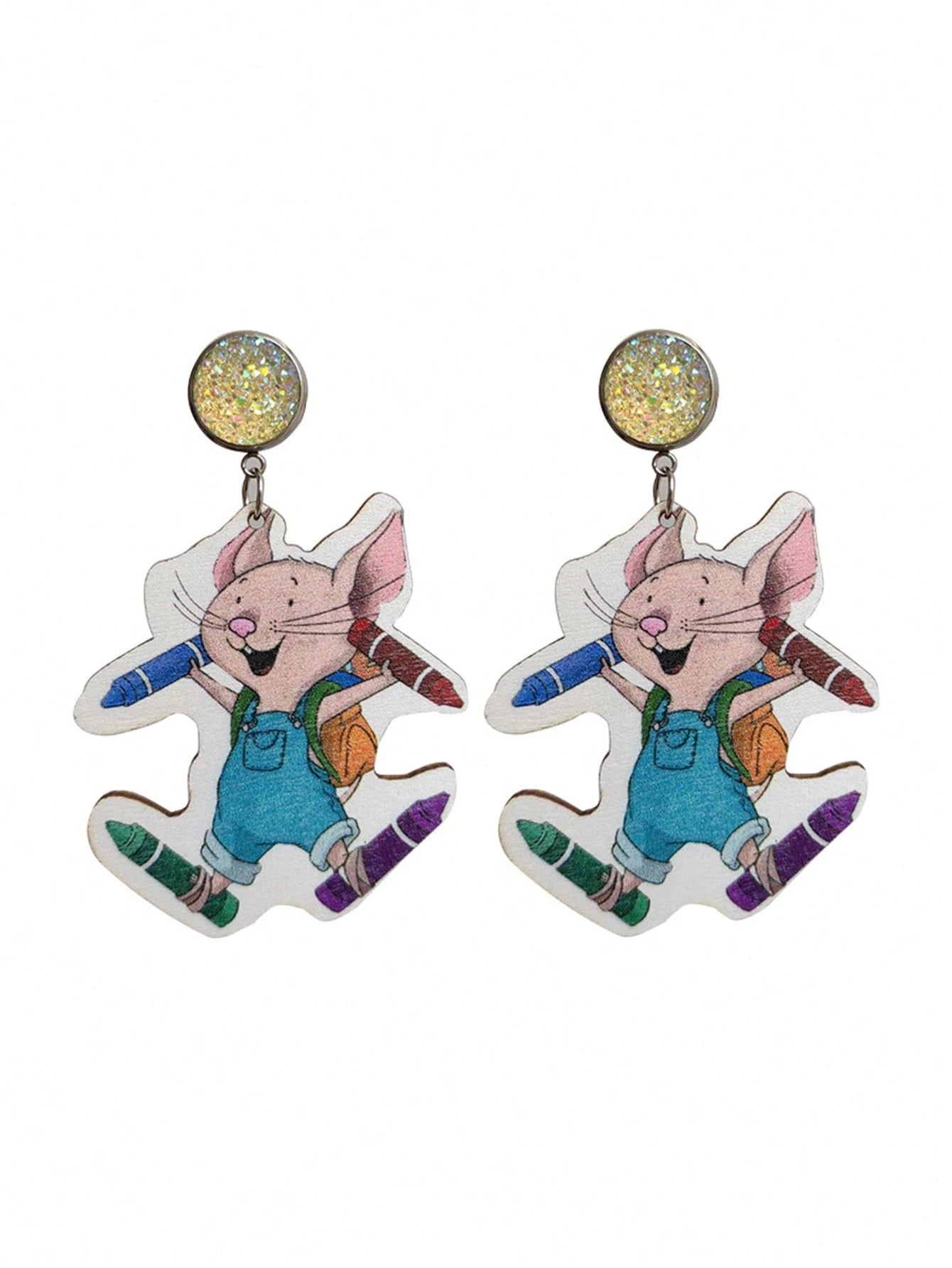 MOUSE DROP EARRINGS