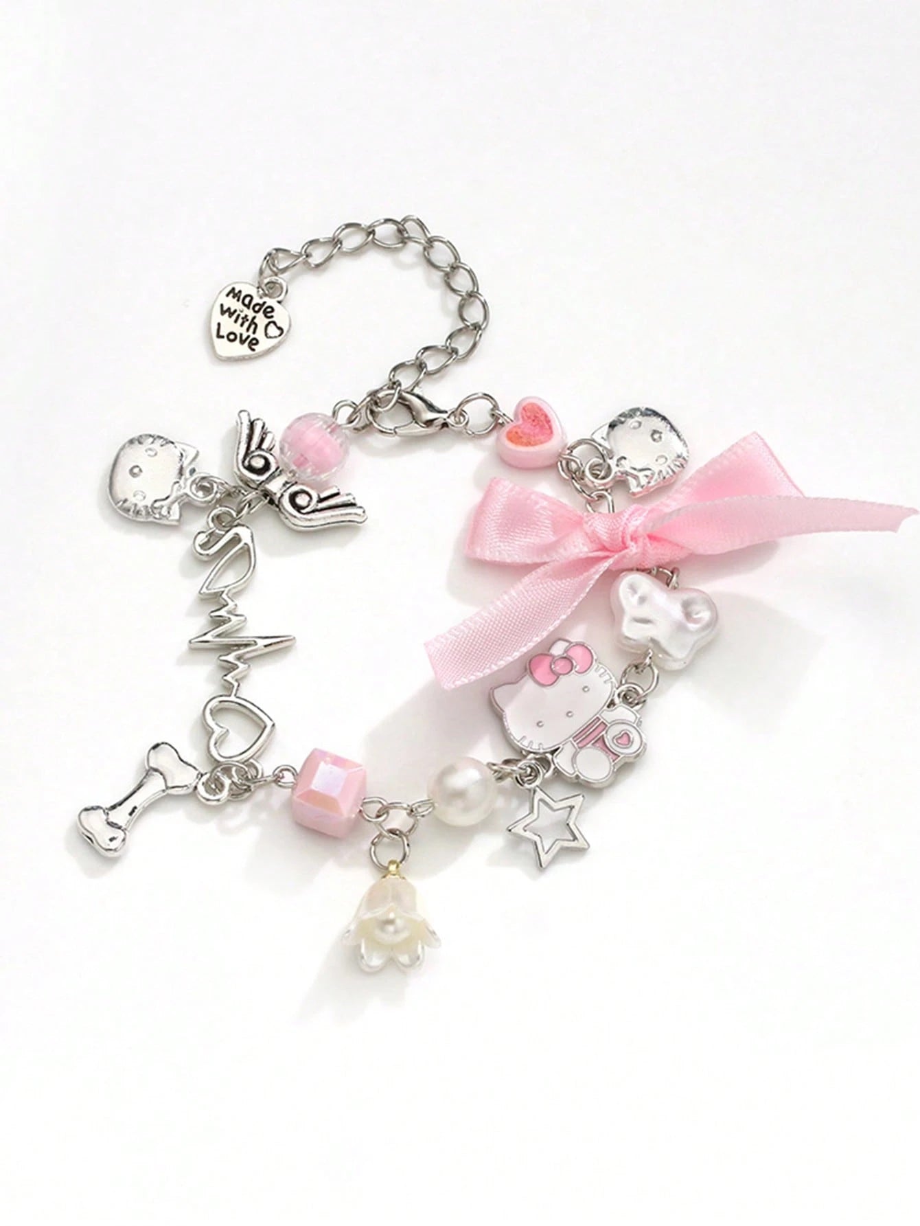 HELLO KITTY BRACLET WITH BOWKNOT