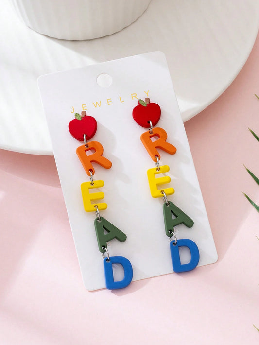 TEACHER DANGLE EARRINGS