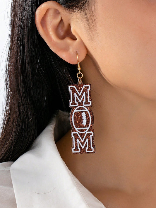 FOOTBALL MOM EARRINGS