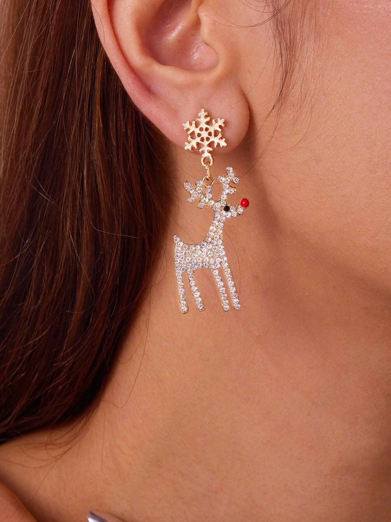 Rudolph dangle earrings