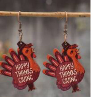 TURKEY DANGLE EARRRINGS