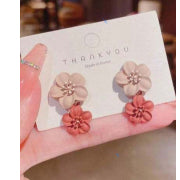 DANGLE FLOWER EARRINGS