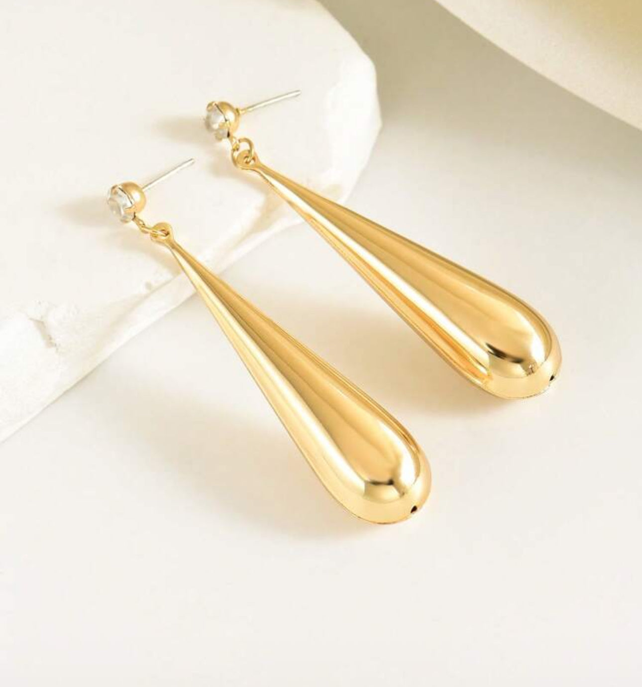 GOLD TONED EARRINGS