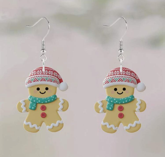 GINGERBREAD EARRINGS