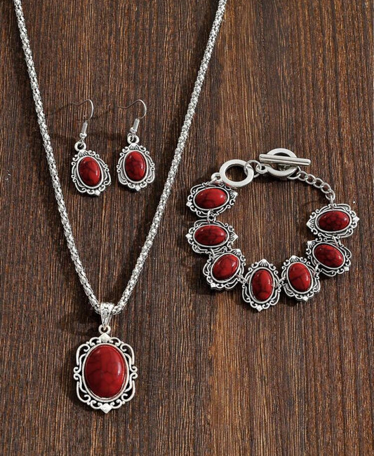 RED 3 PC SET