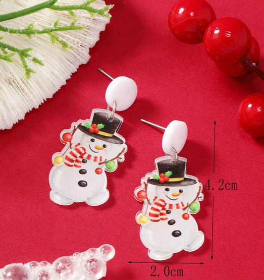 SNOWMAN EARRINGS