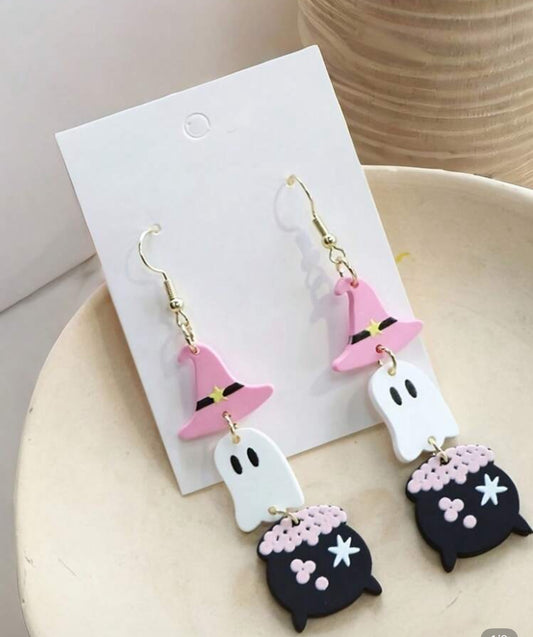 GHOST, CAULDRON EARRINGS
