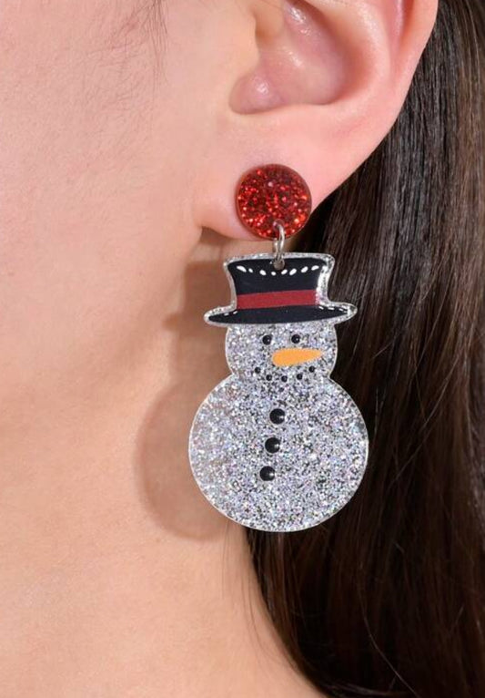 SNOWMAN EARRINGS