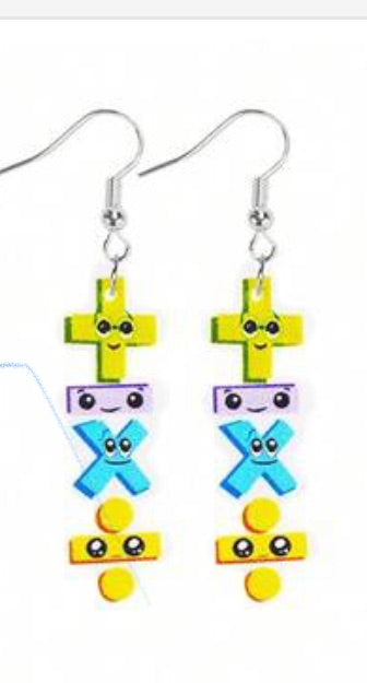 MATH EARRINGS